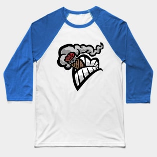 Cigarette mouth Baseball T-Shirt